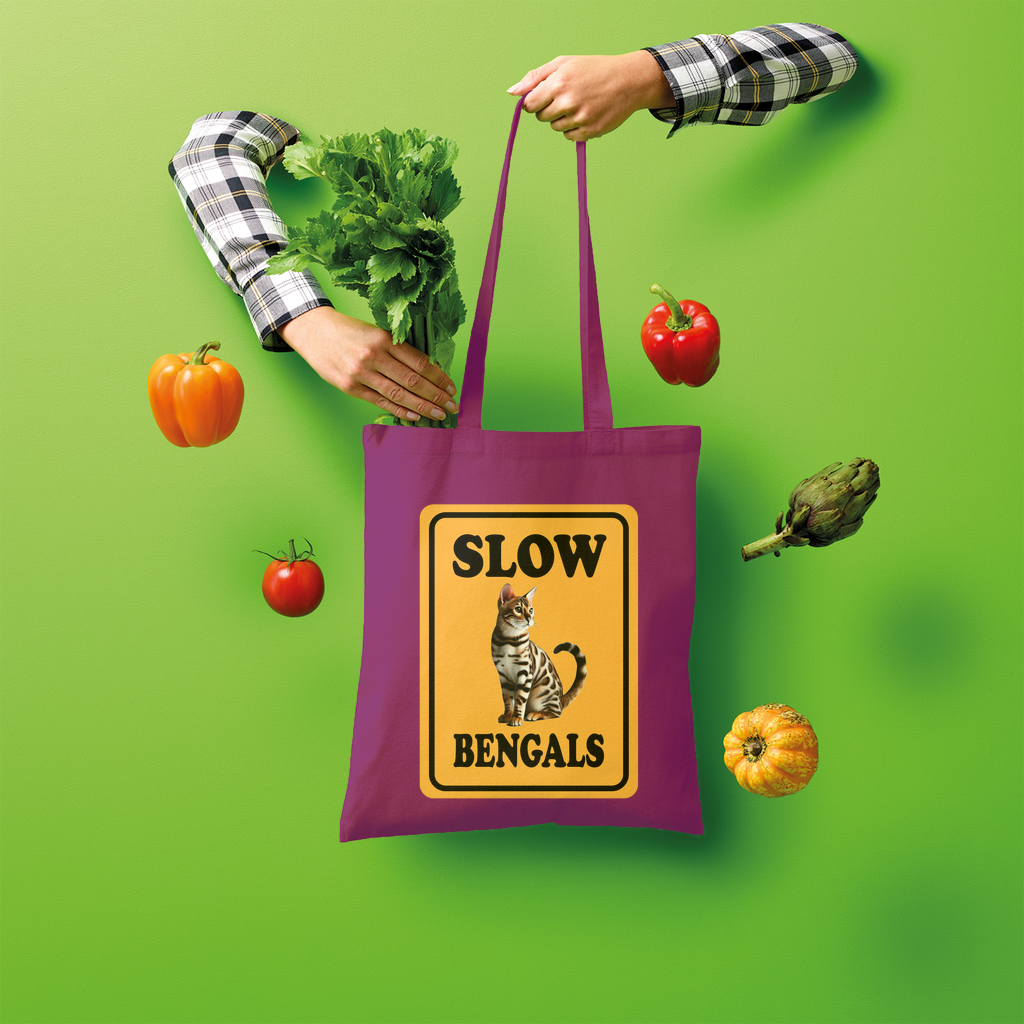 slow bengals Shopper Tote Bag