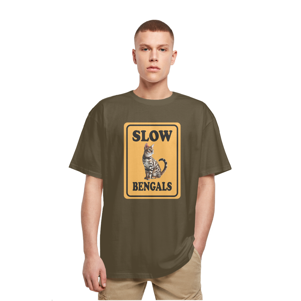 slow bengals Heavy Oversized T-Shirt