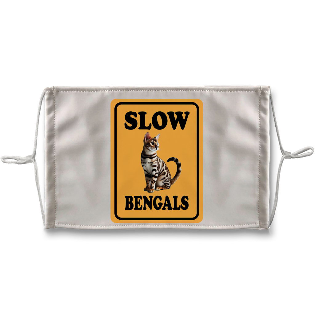 slow bengals Sublimation Face Mask