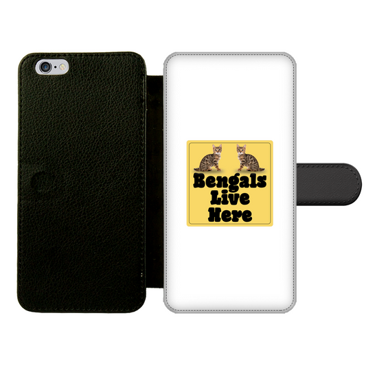 Bengals Front Printed Wallet Cases