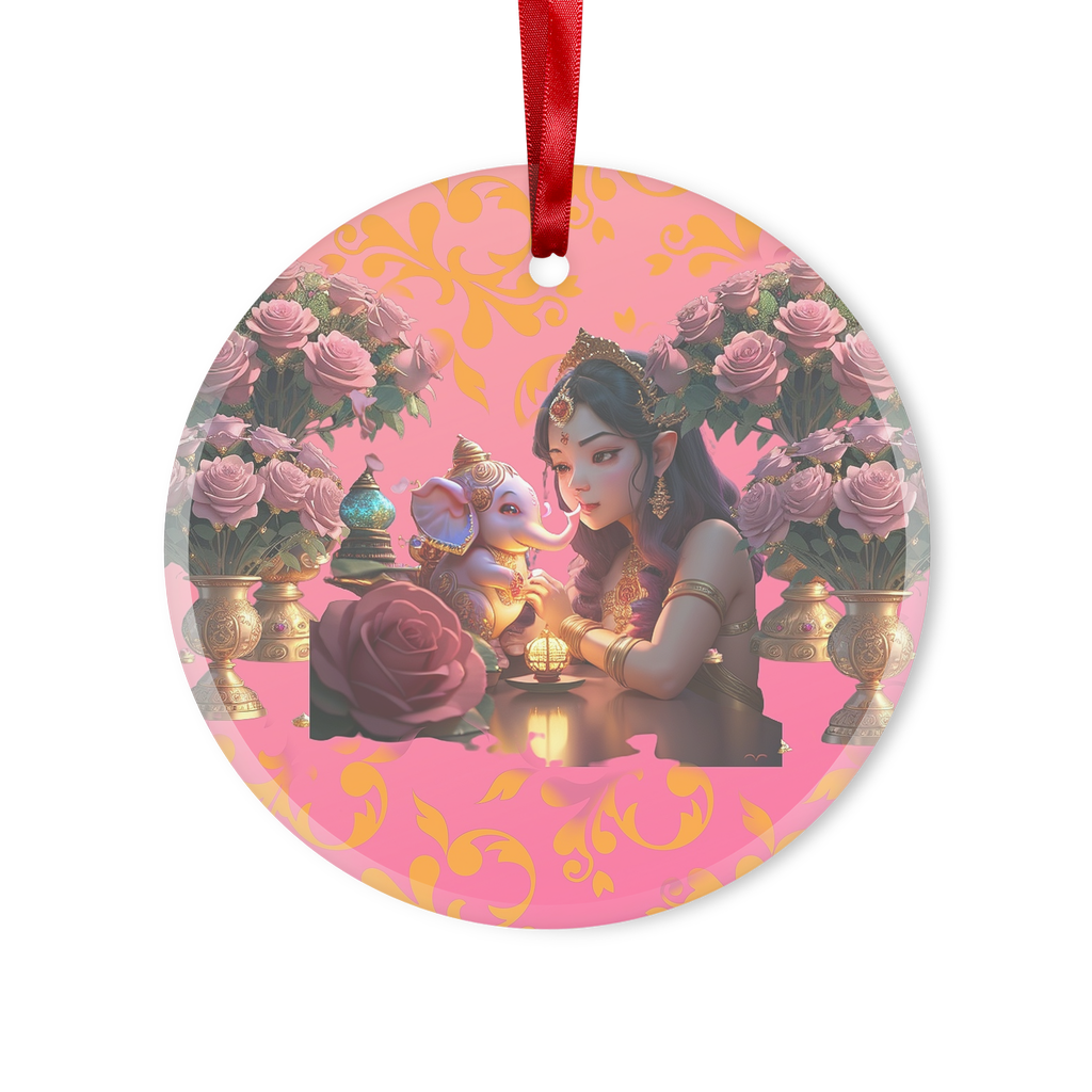 Best Friend Glass Hanging Ornament