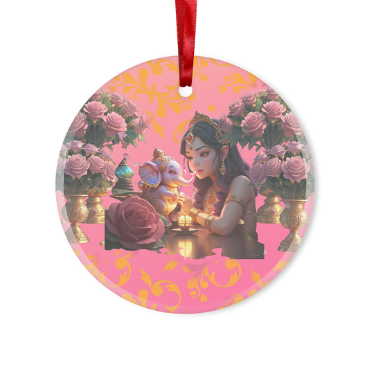 Best Friend Glass Hanging Ornament