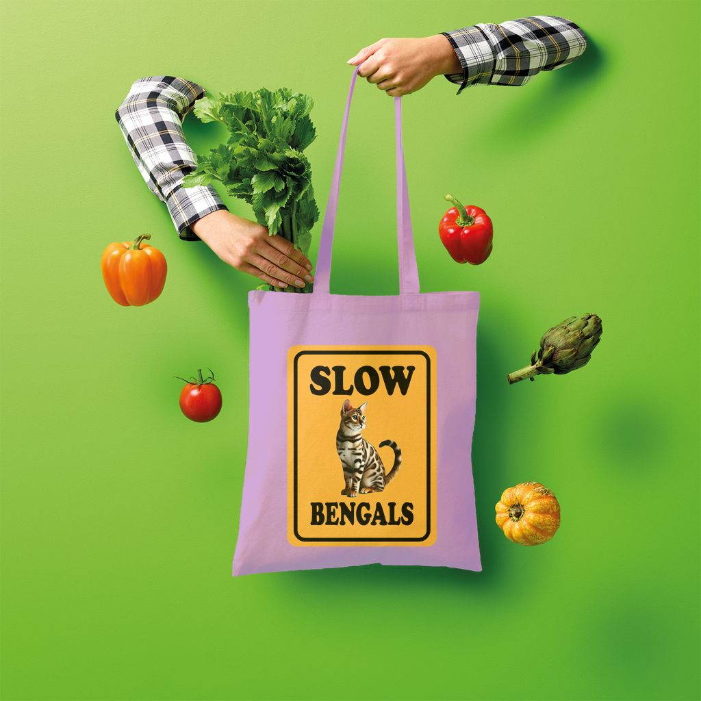 slow bengals Shopper Tote Bag