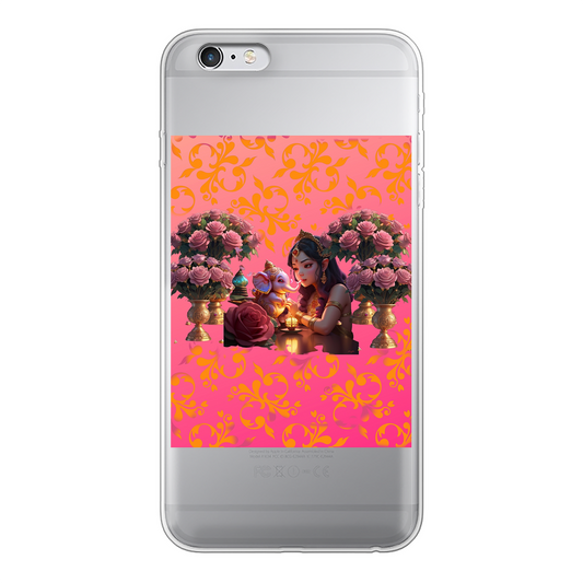 Best Friend Back Printed Transparent Hard Phone Case