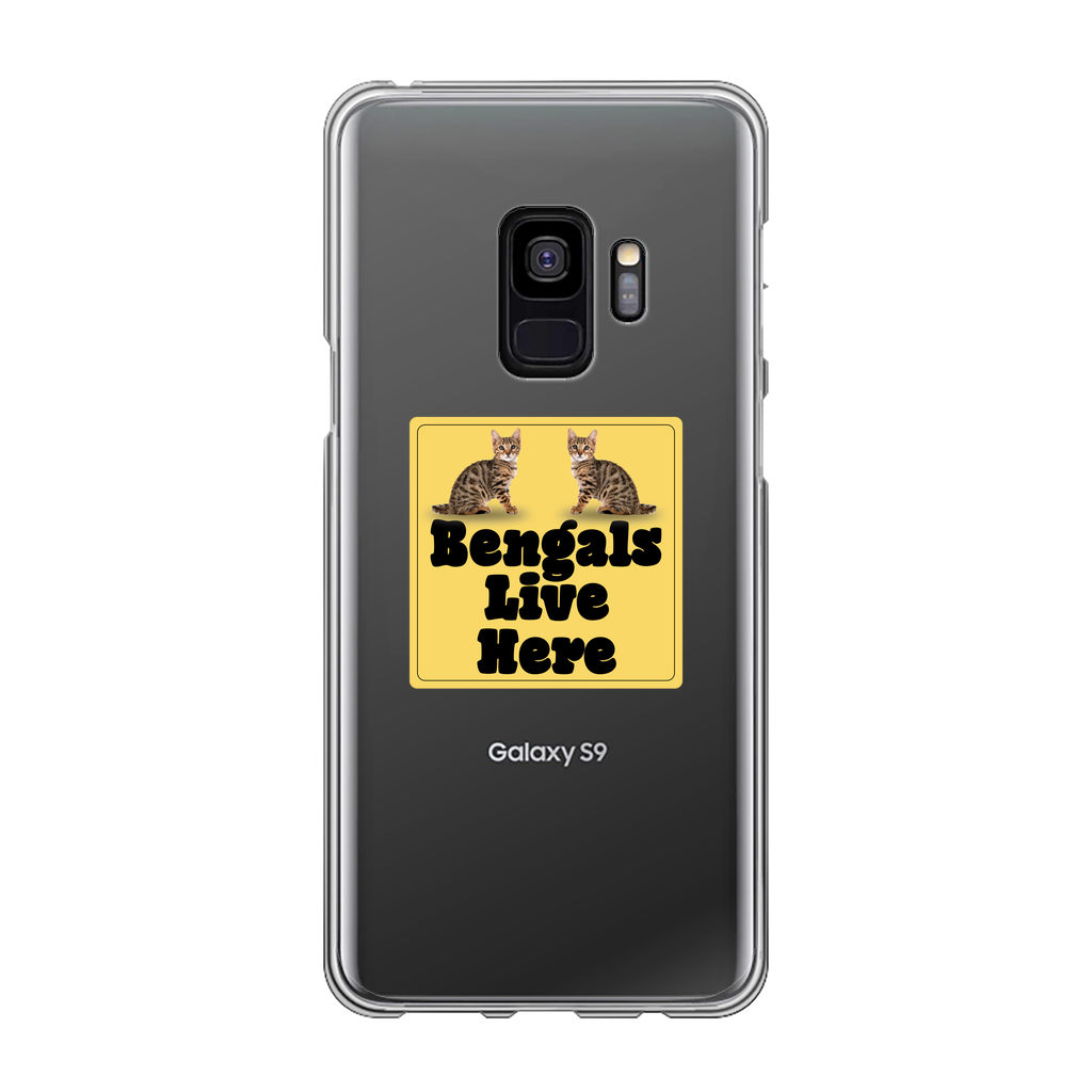 Bengals Back Printed Transparent Soft Phone Case