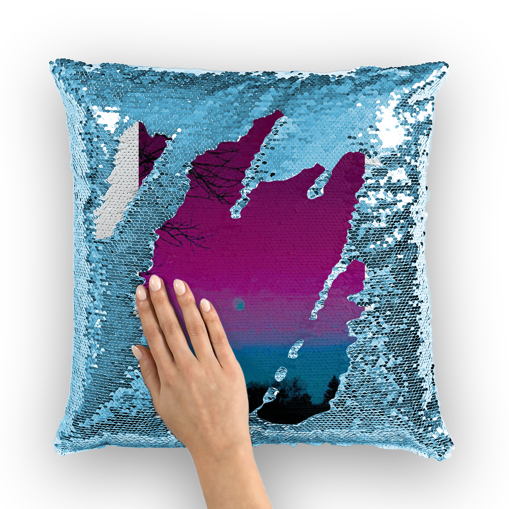Twilight Sequin Cushion Cover