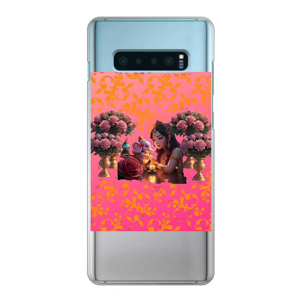 Best Friend Back Printed Transparent Hard Phone Case