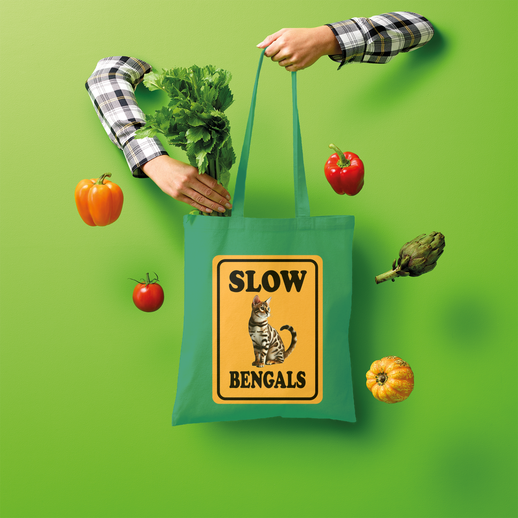 slow bengals Shopper Tote Bag