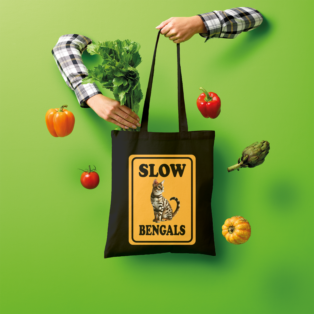 slow bengals Shopper Tote Bag