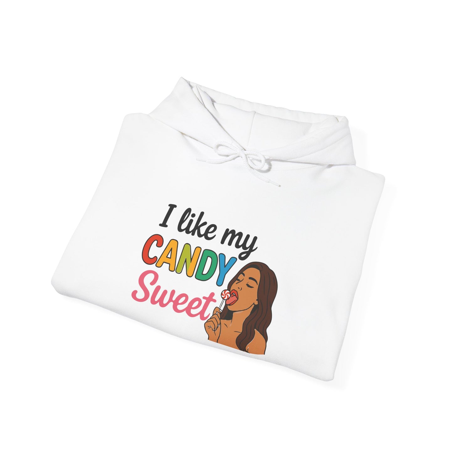 Cute Candy Sweet Hoodie with Fun Design, Perfect for Casual Wear, Gifts, Celebrations, Cozy Days, and Sweet Lovers