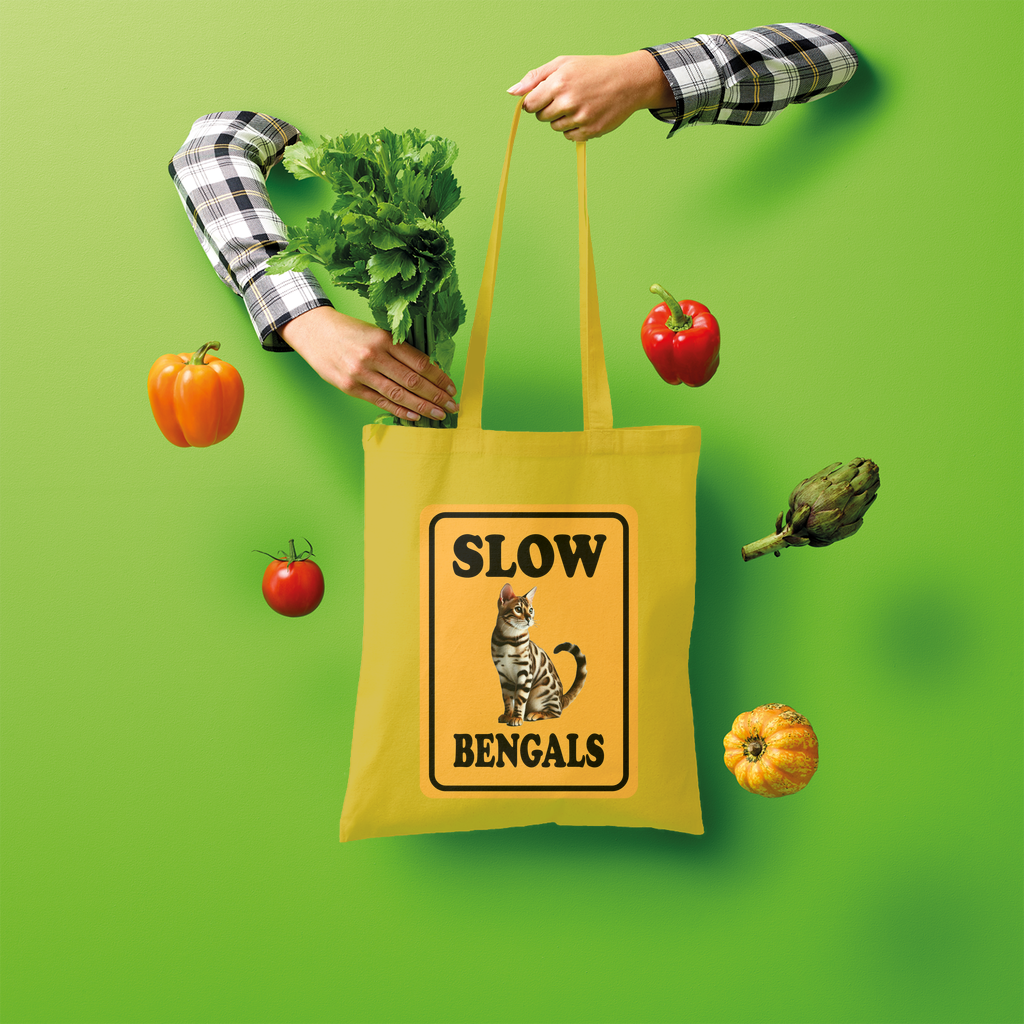 slow bengals Shopper Tote Bag