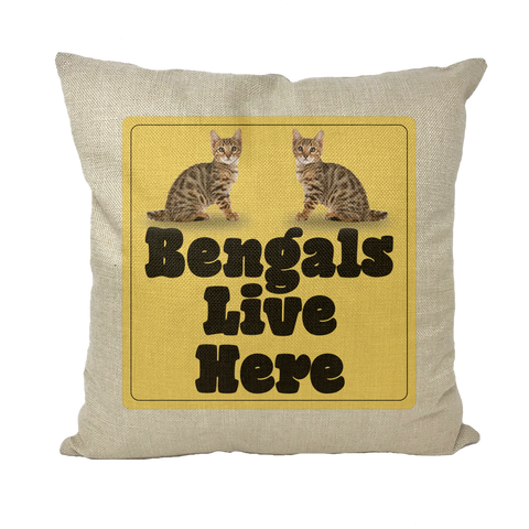 Bengals Bengal Crossing Throw Pillow with Insert