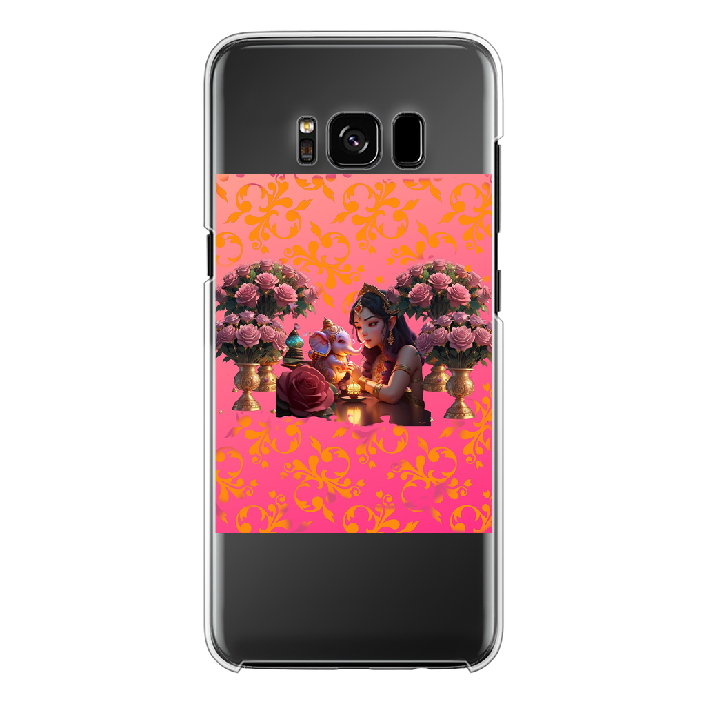 Best Friend Back Printed Transparent Hard Phone Case