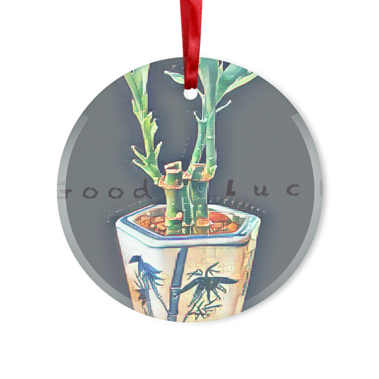 Good Luck Glass Hanging Ornament