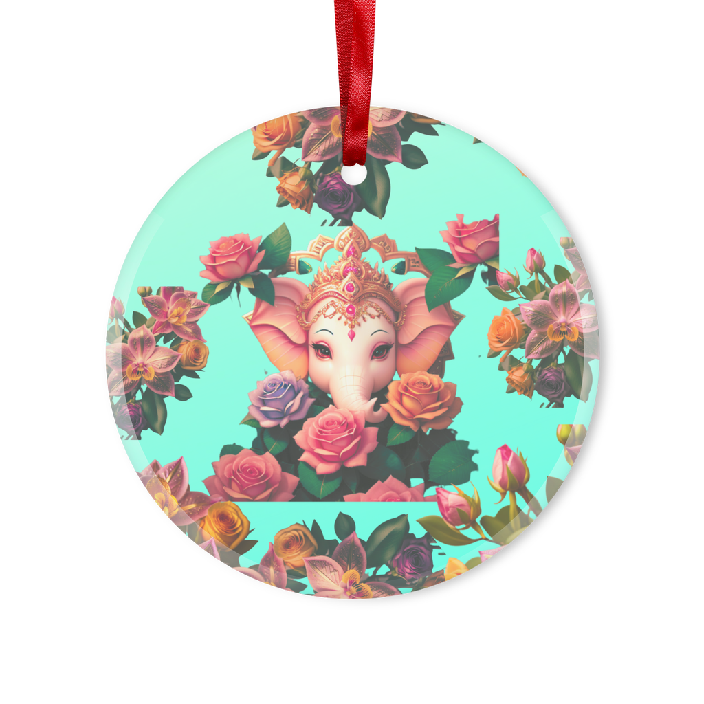 Harmonious Glass Hanging Ornament