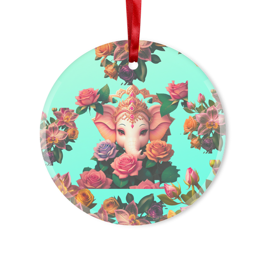 Harmonious Glass Hanging Ornament