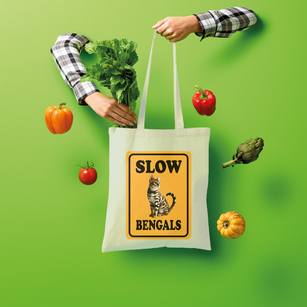slow bengals Shopper Tote Bag