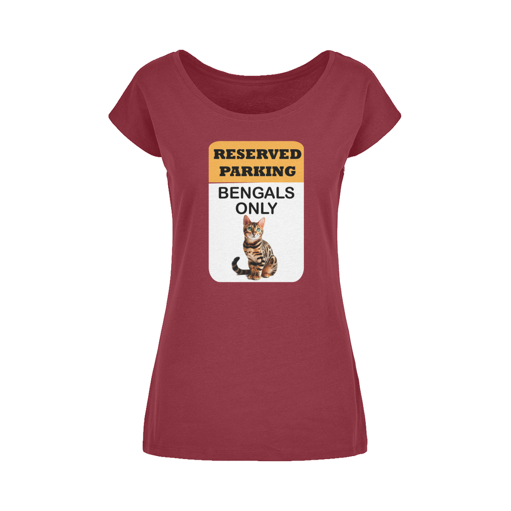 Bengals only Wide Neck Womens T-Shirt XS-5XL
