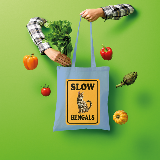 slow bengals Shopper Tote Bag