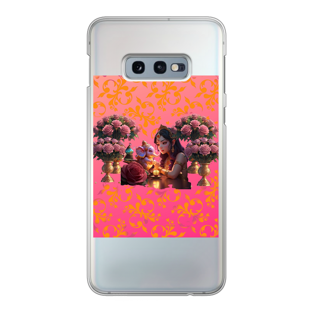 Best Friend Back Printed Transparent Hard Phone Case