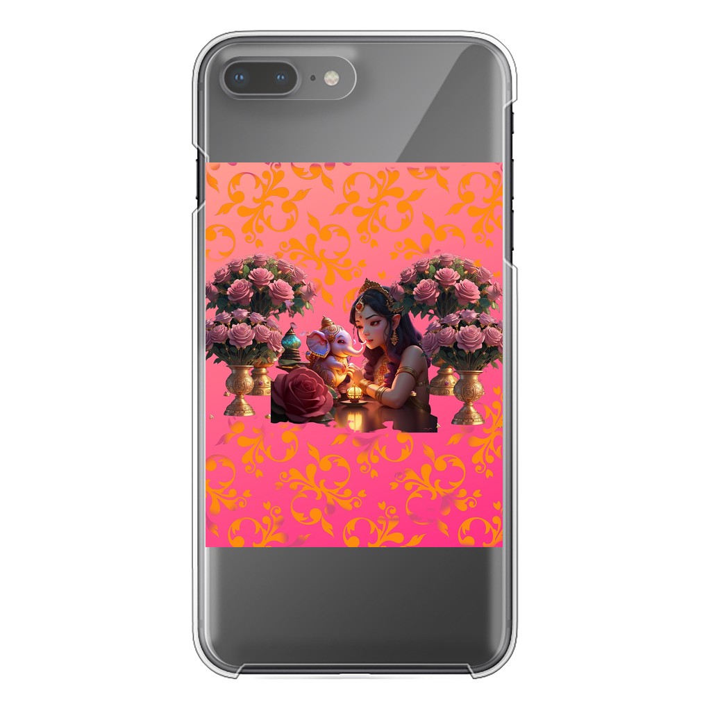 Best Friend Back Printed Transparent Hard Phone Case