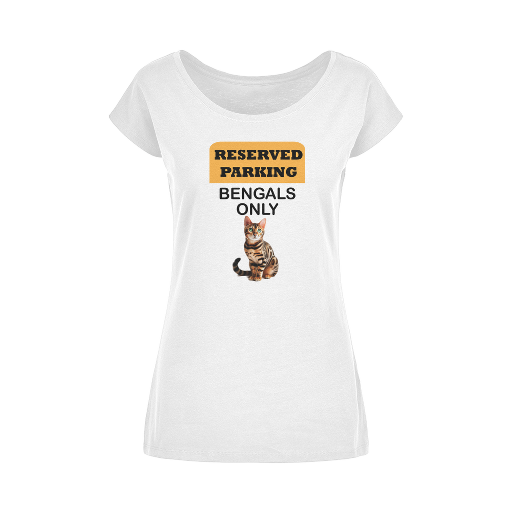 Bengals only Wide Neck Womens T-Shirt XS-5XL