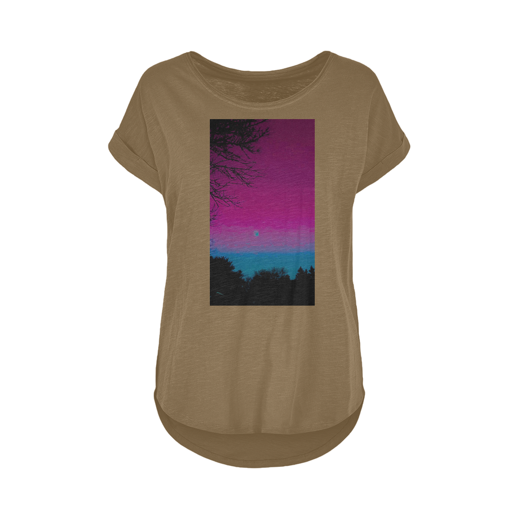 Twilight Women's Long Slub T-Shirt XS-5XL