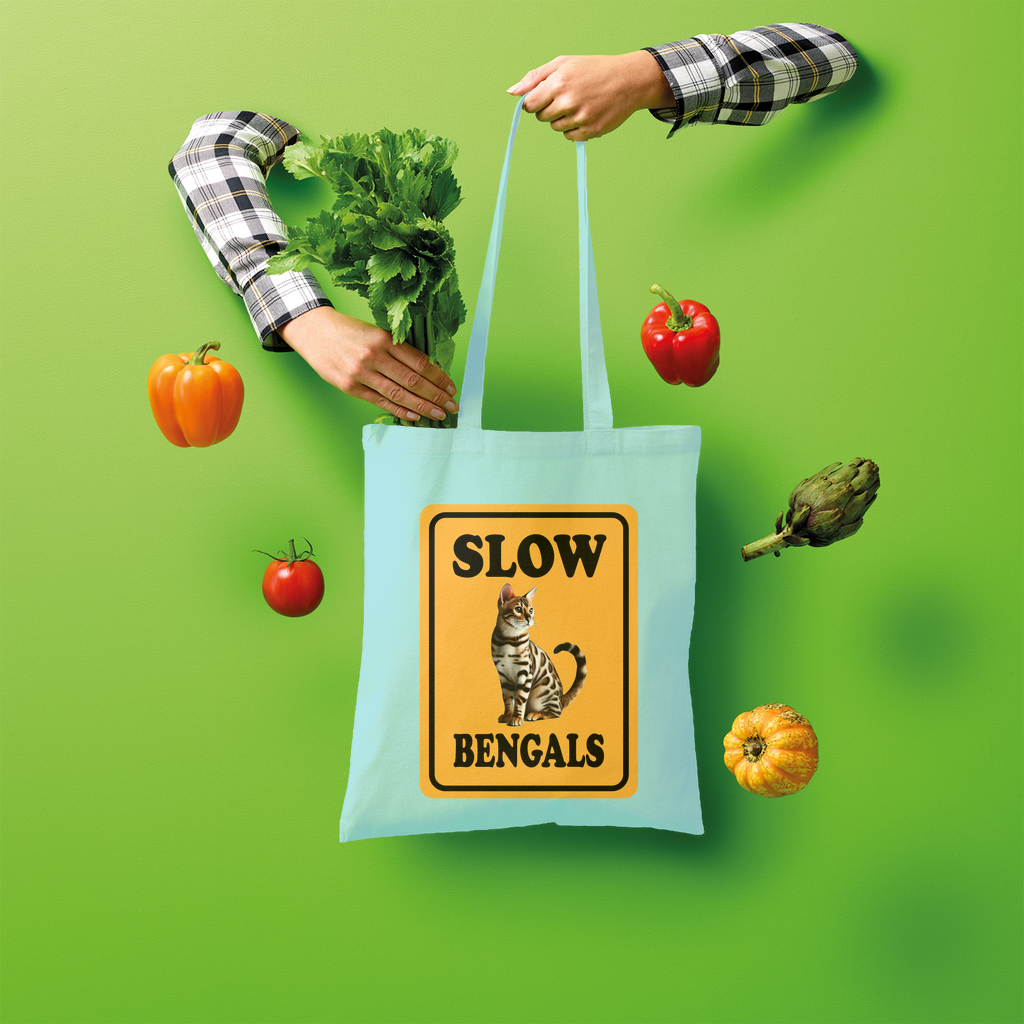 slow bengals Shopper Tote Bag