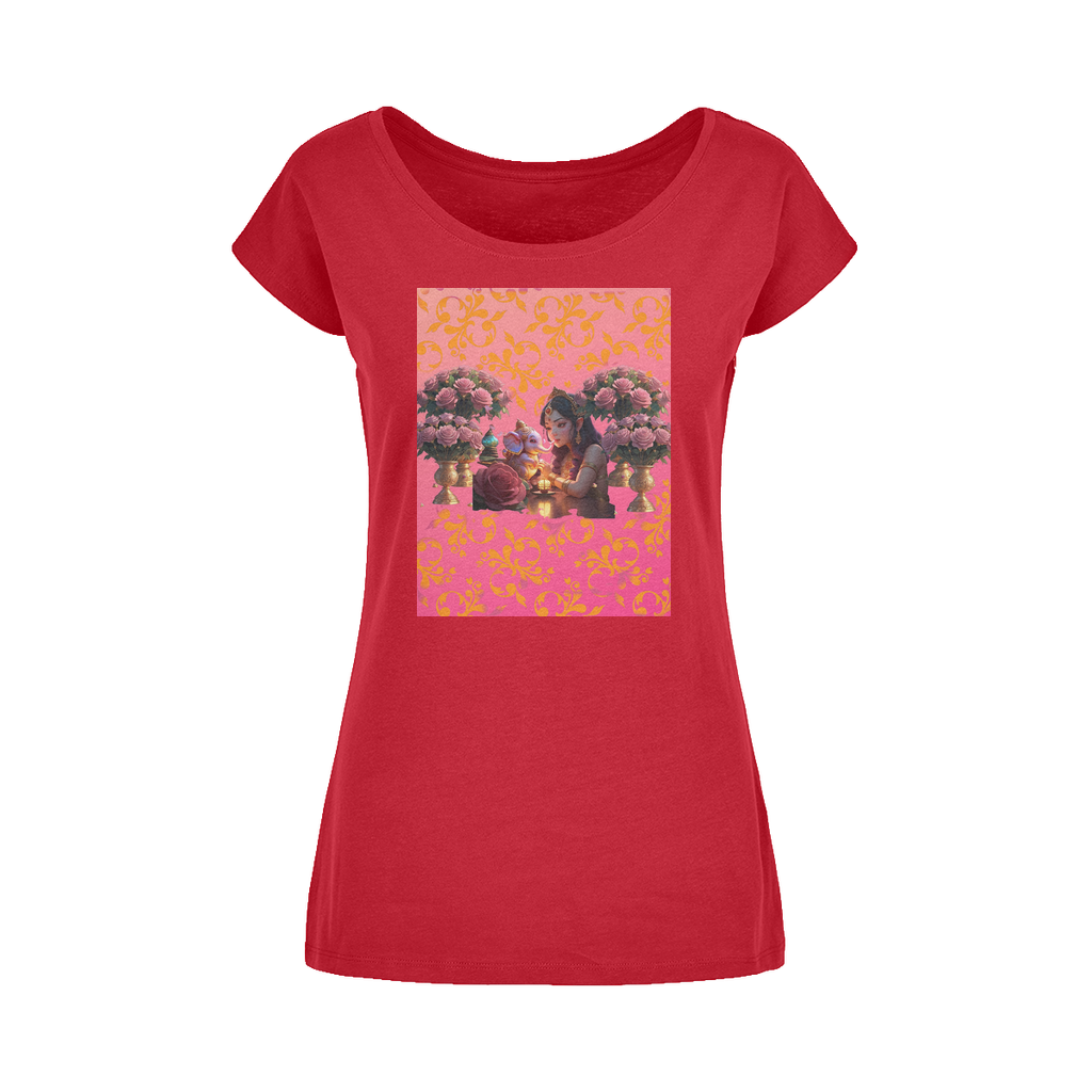 Best Friend Wide Neck Womens T-Shirt XS-5XL