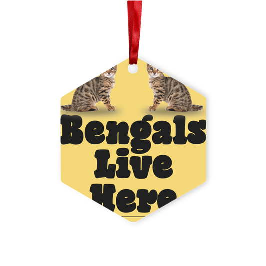 Bengals Metal Hanging Ornament