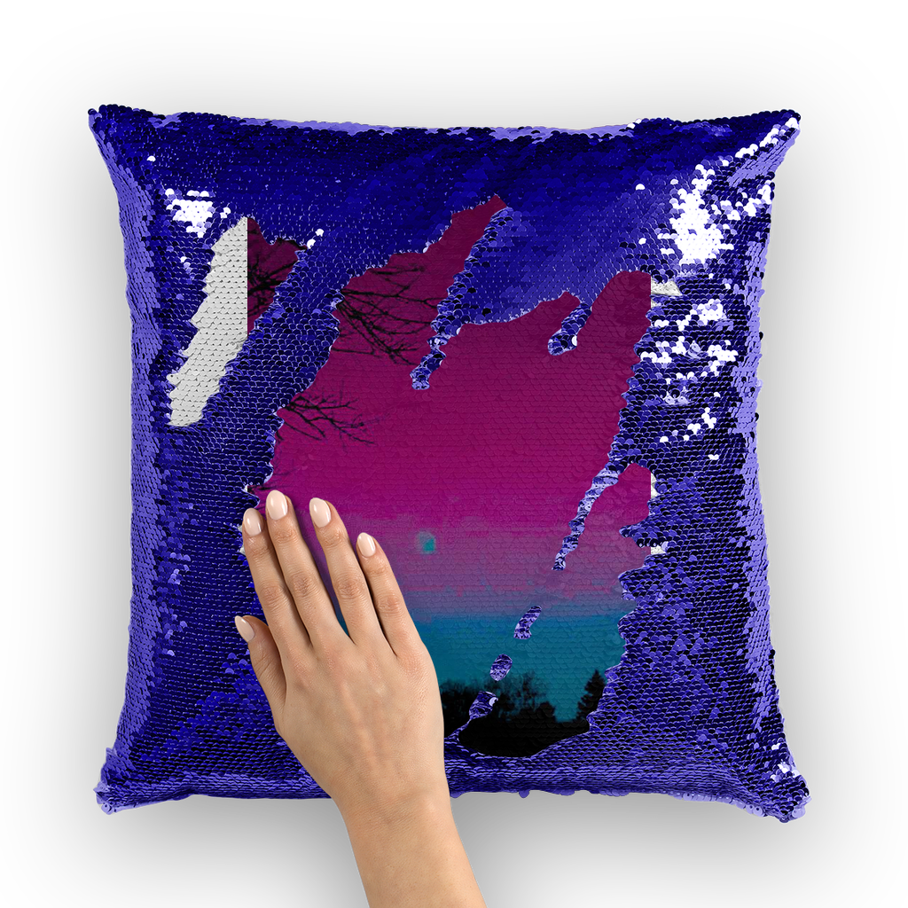 Twilight Sequin Cushion Cover