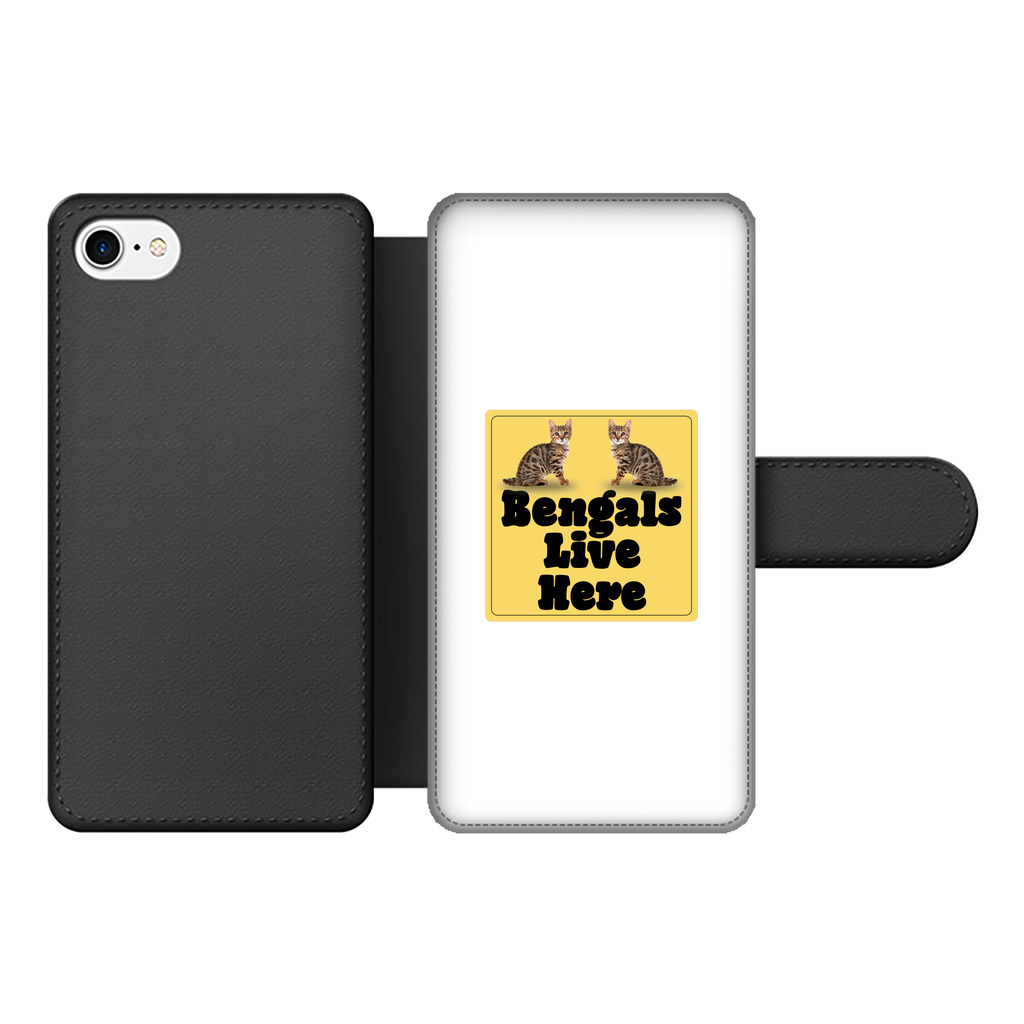 Bengals Front Printed Wallet Cases