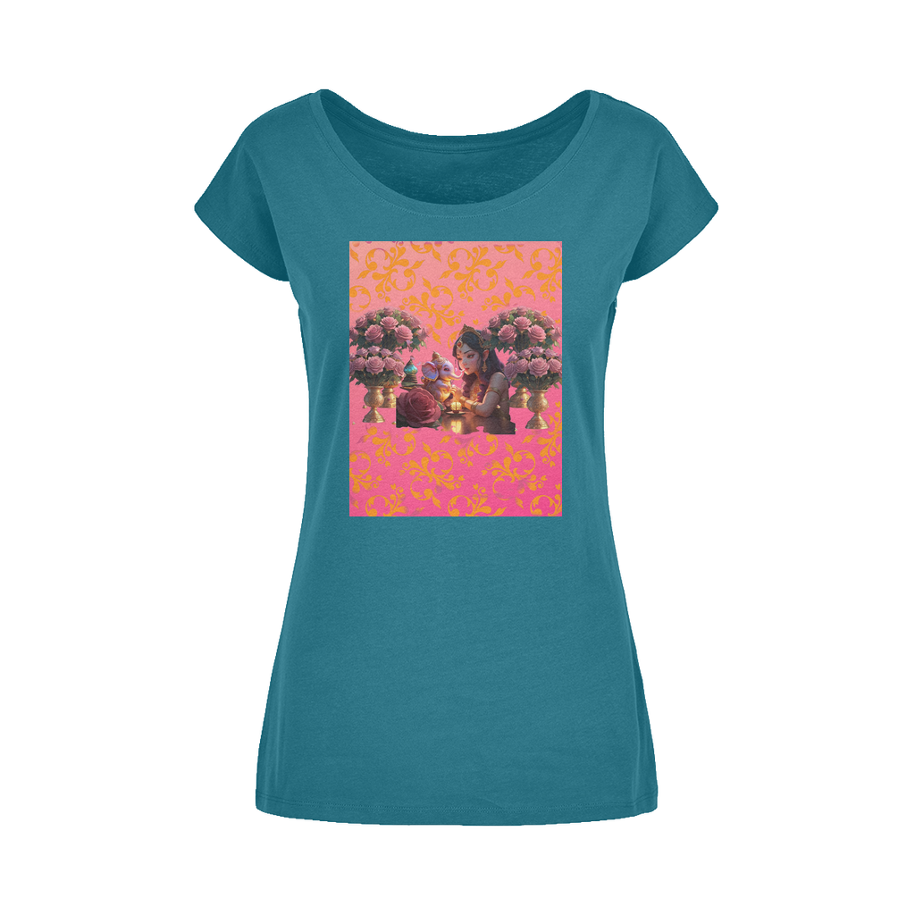 Best Friend Wide Neck Womens T-Shirt XS-5XL