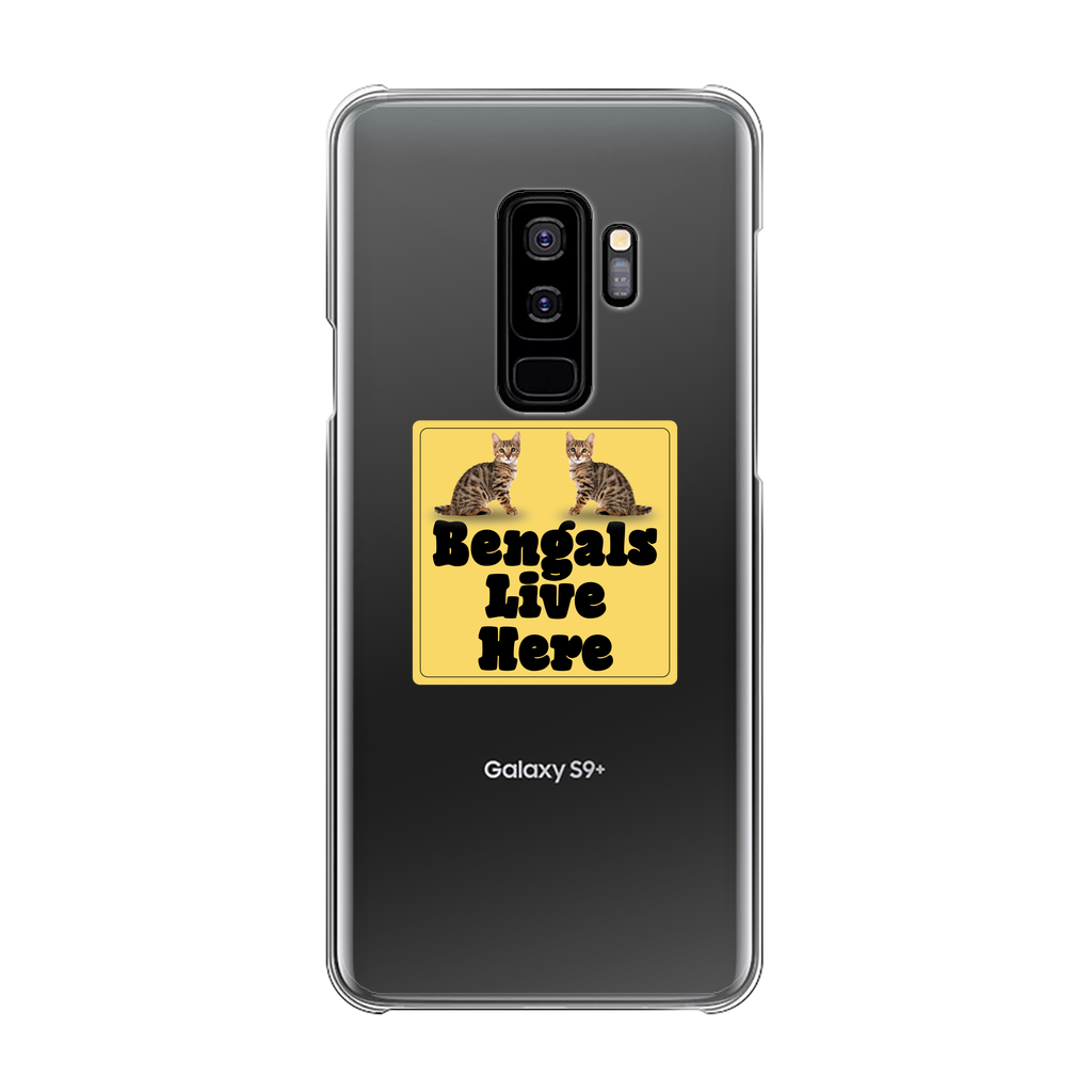 Bengals Back Printed Transparent Hard Phone Case