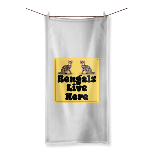 Bengals Sublimation All Over Towel
