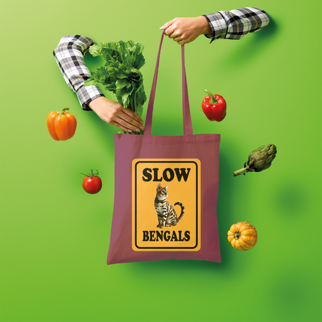 slow bengals Shopper Tote Bag