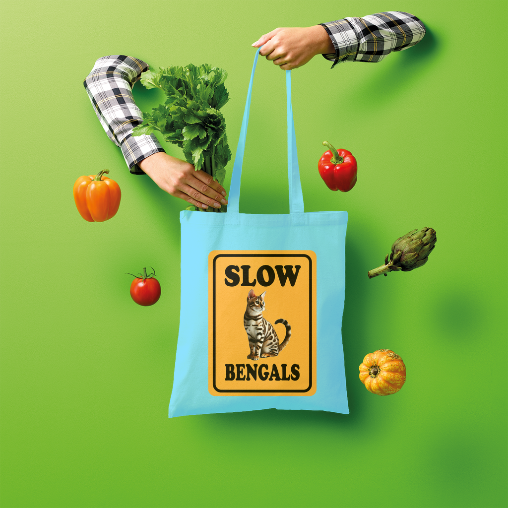 slow bengals Shopper Tote Bag