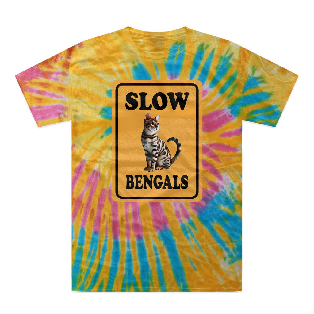 slow bengals Tie-Dye T-Shirt