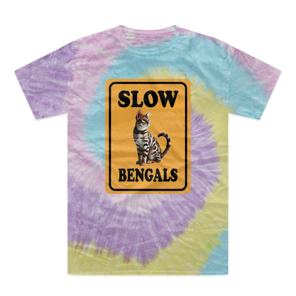 slow bengals Tie-Dye T-Shirt