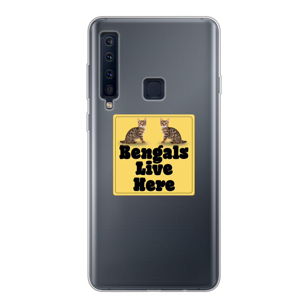 Bengals Back Printed Transparent Soft Phone Case