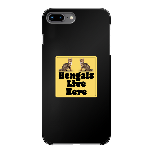 Bengals Back Printed Black Hard Phone Case