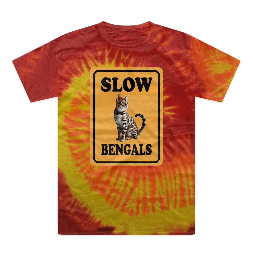 slow bengals Tie-Dye T-Shirt