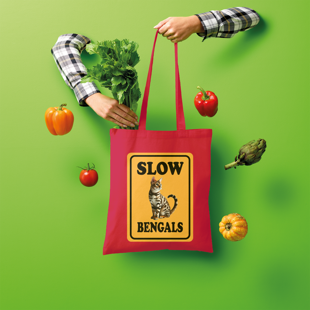 slow bengals Shopper Tote Bag