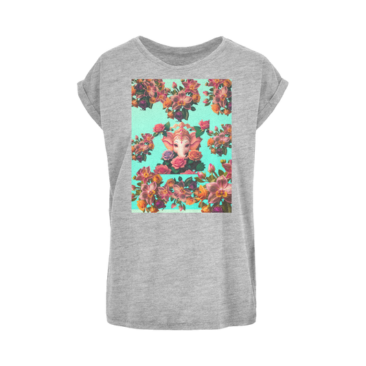 Harmonious Women's Extended Shoulder T-Shirt XS-5XL