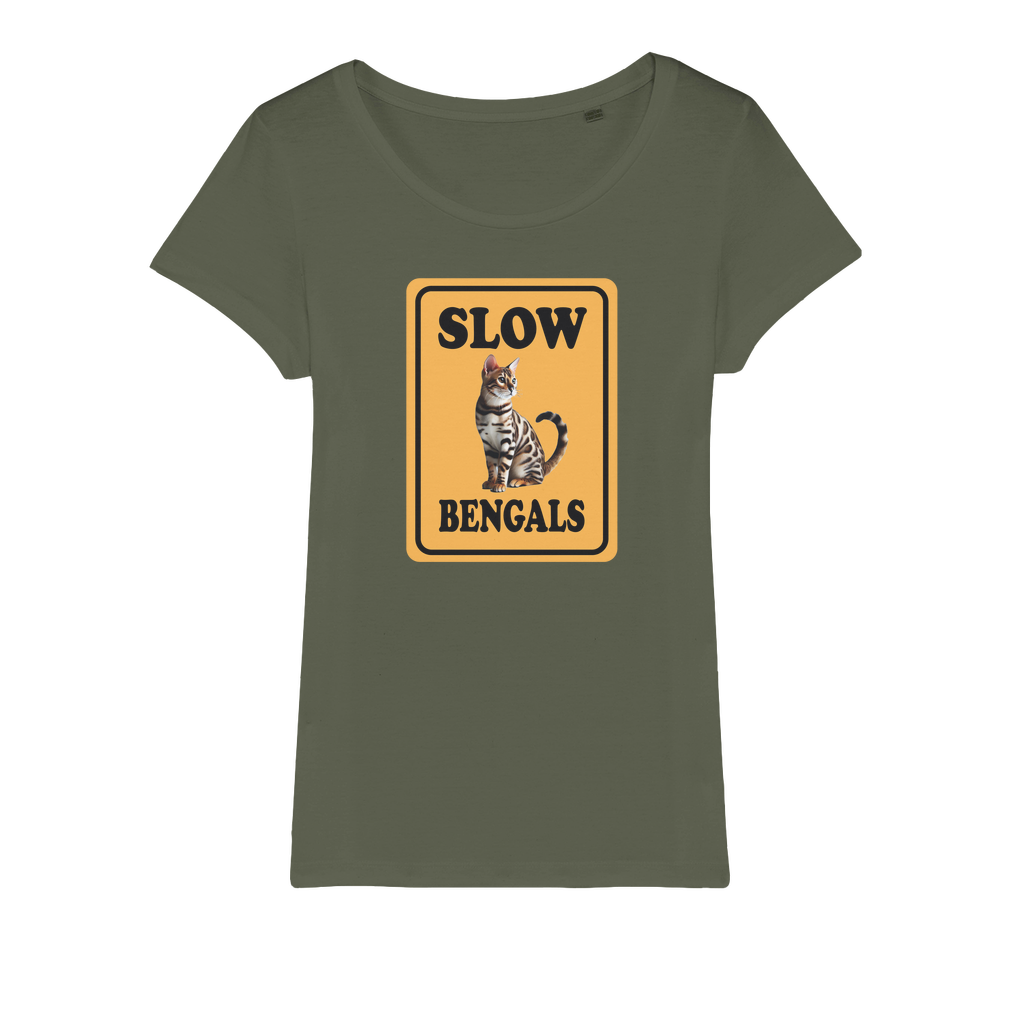 slow bengals Organic Jersey Womens T-Shirt