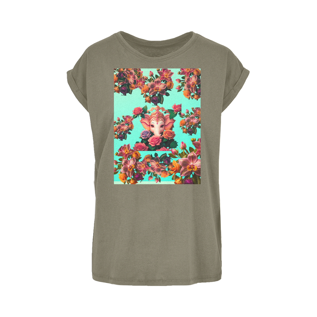 Harmonious Women's Extended Shoulder T-Shirt XS-5XL