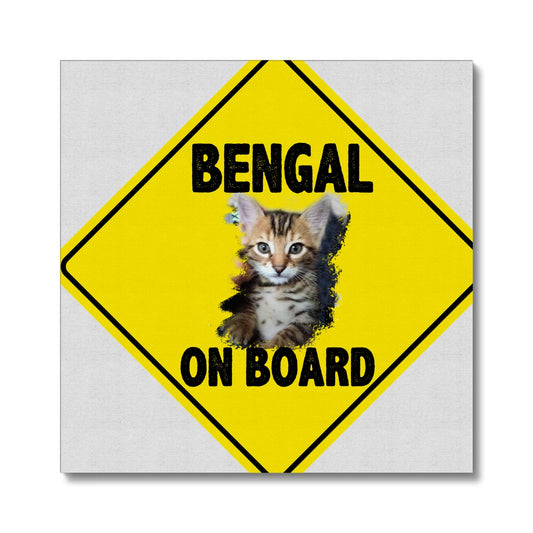 Bengal on Board  Canvas
