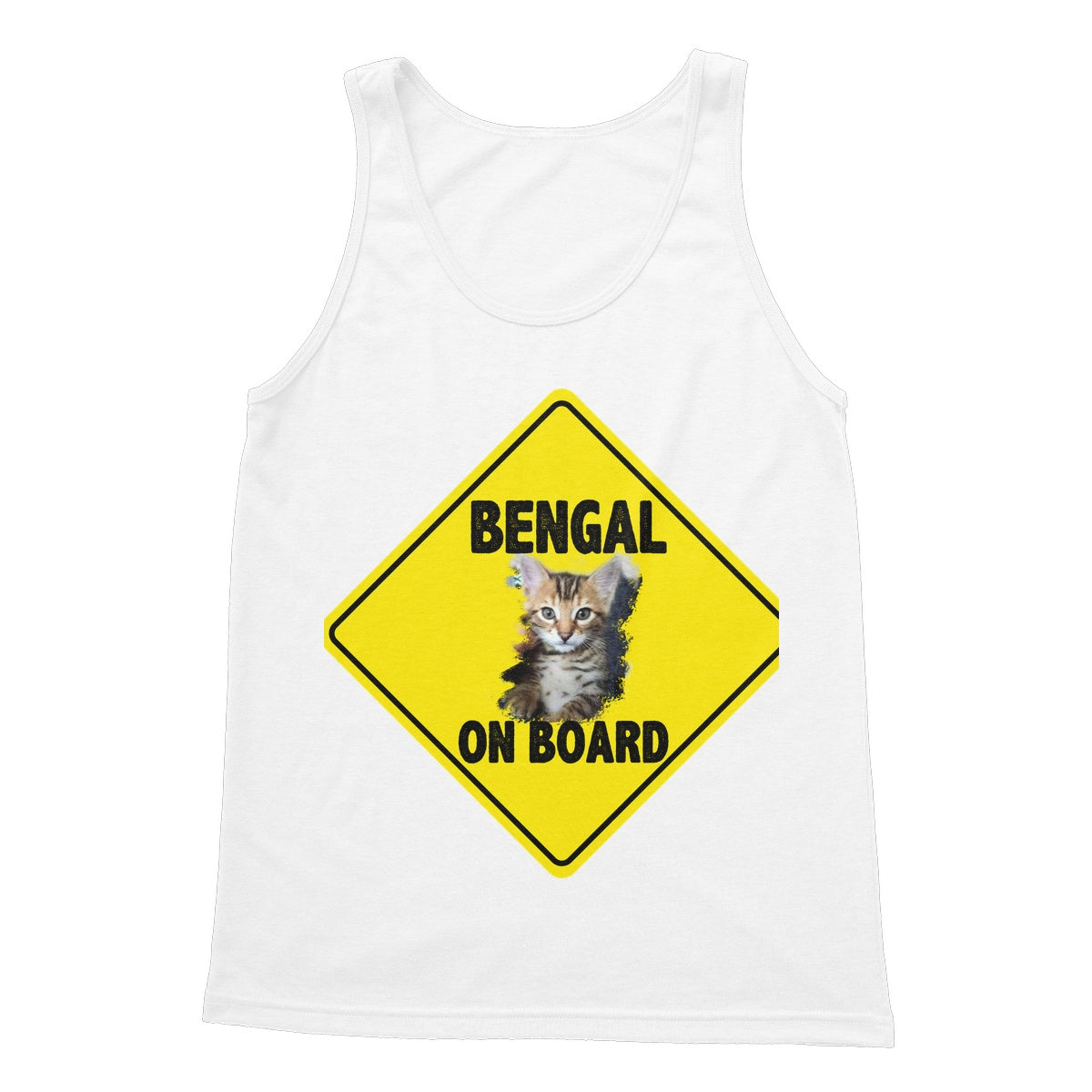 Bengal on Board  Softstyle Tank Top