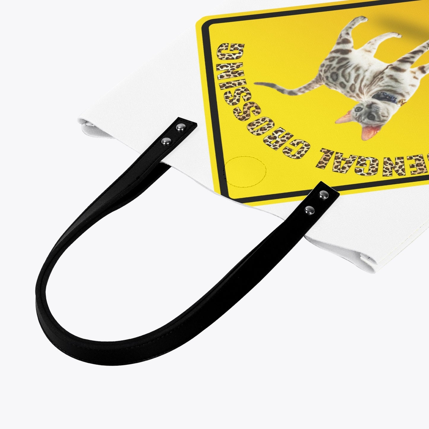 567. Bengal Crossing Large Regular PU Leather Tote Bags