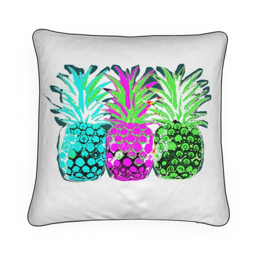 cushion colorful pineapples